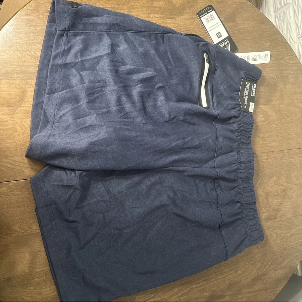 RBX Men's Dark Blue Athletic Shorts - Picture 5 of 5